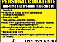 Agenti curatenie in Bucuresti